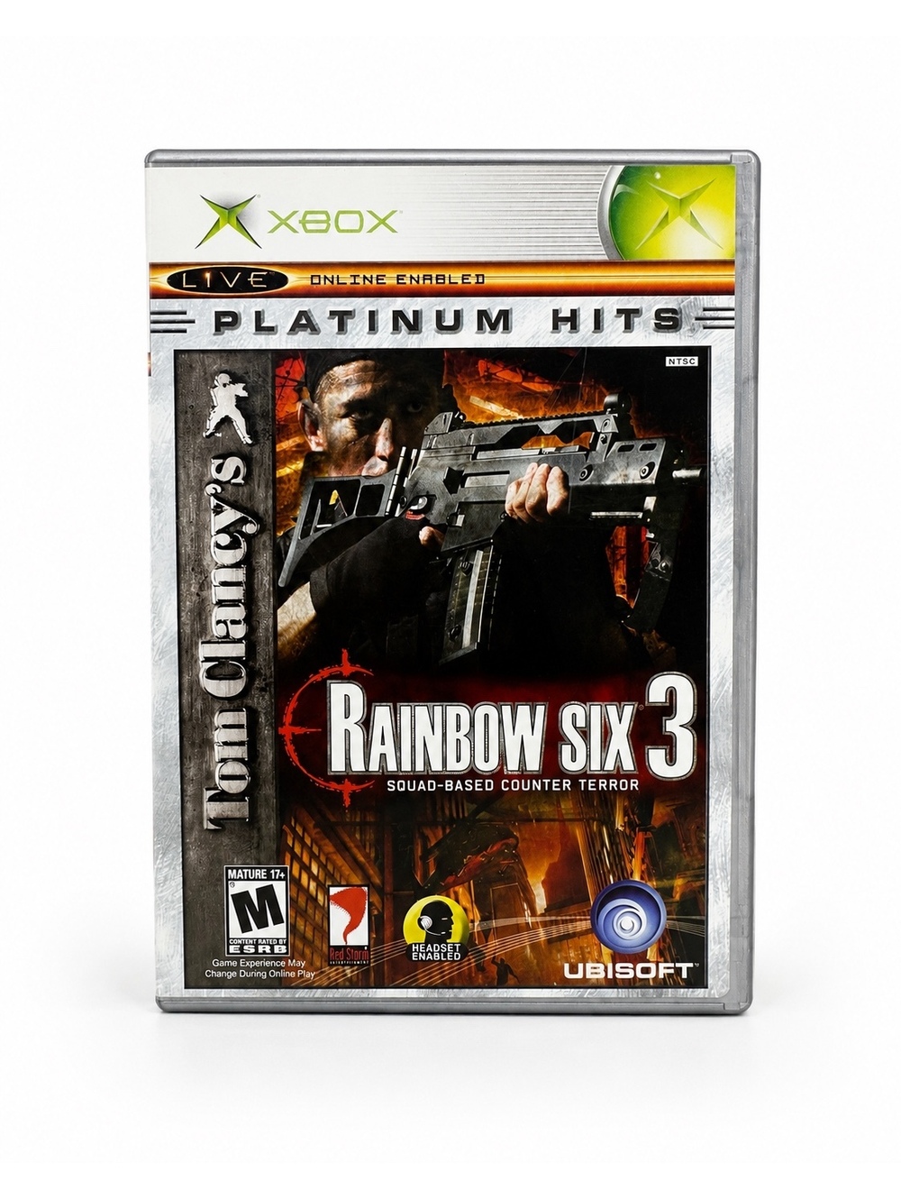 Tom Clancy’s Rainbow Six 3 Platinum Hits Original Xbox CIB Complete Manual